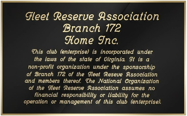 Branch 172 Home Inc Plaque